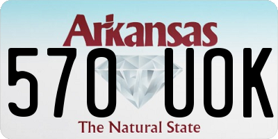 AR license plate 570UOK