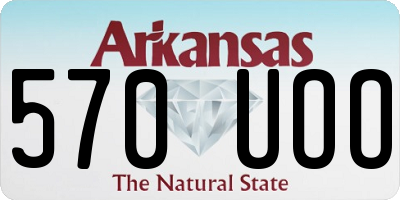 AR license plate 570UOO