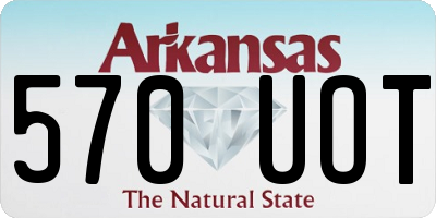 AR license plate 570UOT