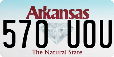 AR license plate 570UOU