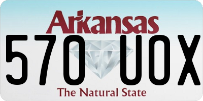 AR license plate 570UOX