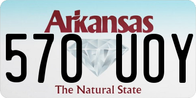 AR license plate 570UOY
