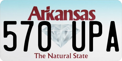 AR license plate 570UPA