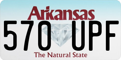 AR license plate 570UPF
