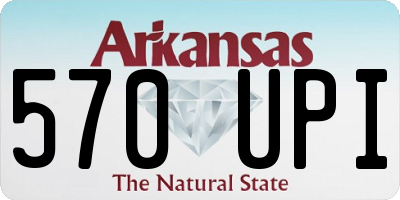 AR license plate 570UPI