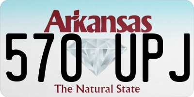 AR license plate 570UPJ