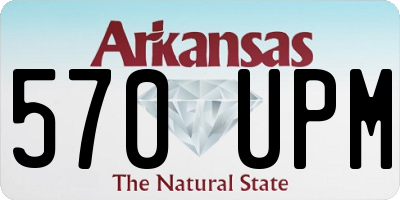 AR license plate 570UPM