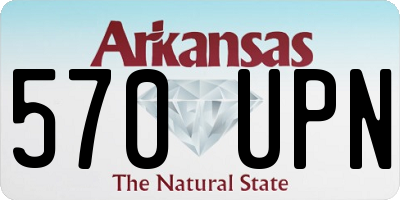 AR license plate 570UPN