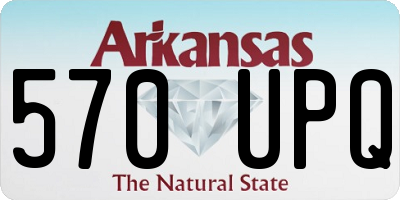 AR license plate 570UPQ