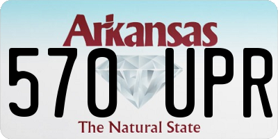 AR license plate 570UPR