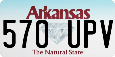 AR license plate 570UPV
