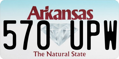 AR license plate 570UPW