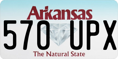 AR license plate 570UPX