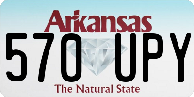 AR license plate 570UPY