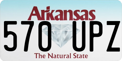 AR license plate 570UPZ