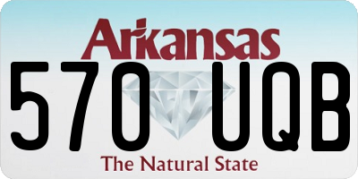 AR license plate 570UQB