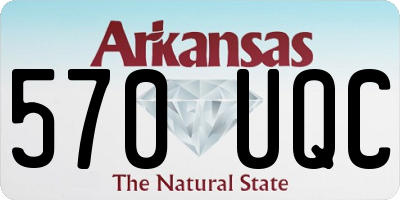 AR license plate 570UQC