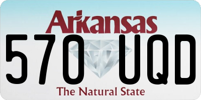 AR license plate 570UQD
