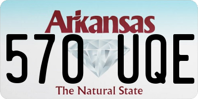 AR license plate 570UQE