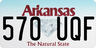 AR license plate 570UQF