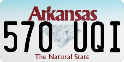 AR license plate 570UQI