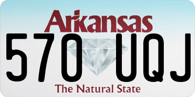 AR license plate 570UQJ