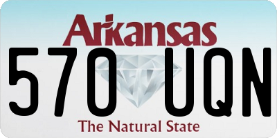 AR license plate 570UQN