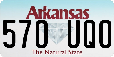 AR license plate 570UQO