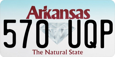 AR license plate 570UQP