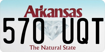 AR license plate 570UQT