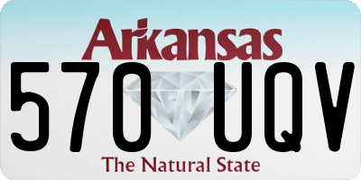 AR license plate 570UQV