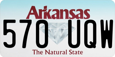 AR license plate 570UQW