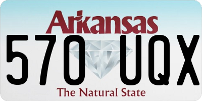 AR license plate 570UQX