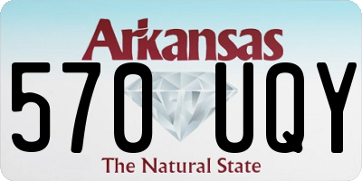 AR license plate 570UQY