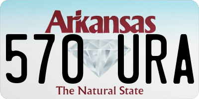 AR license plate 570URA