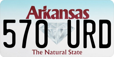 AR license plate 570URD