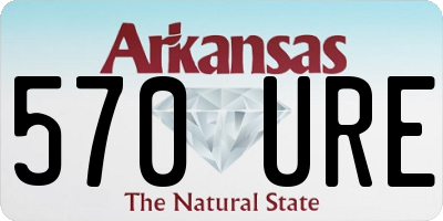 AR license plate 570URE