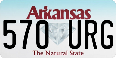 AR license plate 570URG