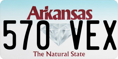 AR license plate 570VEX