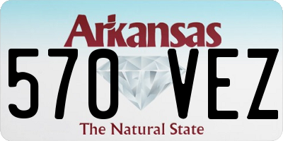 AR license plate 570VEZ