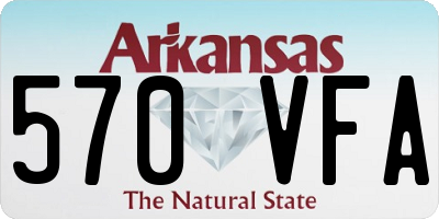 AR license plate 570VFA