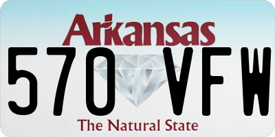 AR license plate 570VFW