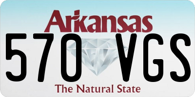 AR license plate 570VGS