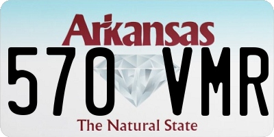 AR license plate 570VMR