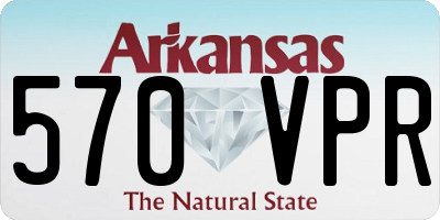 AR license plate 570VPR