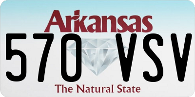 AR license plate 570VSV