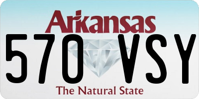 AR license plate 570VSY