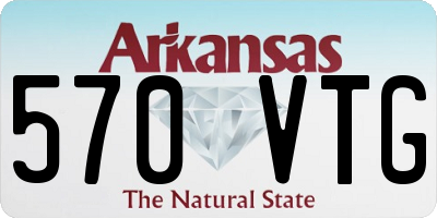AR license plate 570VTG