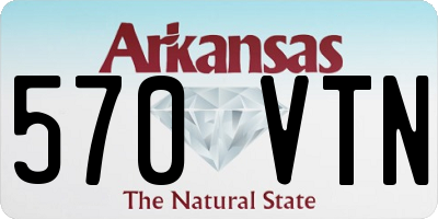 AR license plate 570VTN