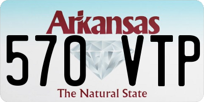 AR license plate 570VTP